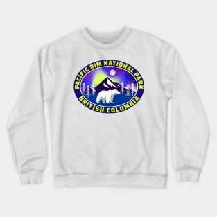 Pacific Rim National Park British Columbia Canada Bear Crewneck Sweatshirt